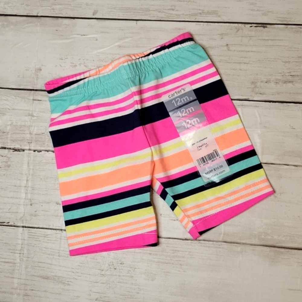 Carter's Striped Playwear Shorts, 12m